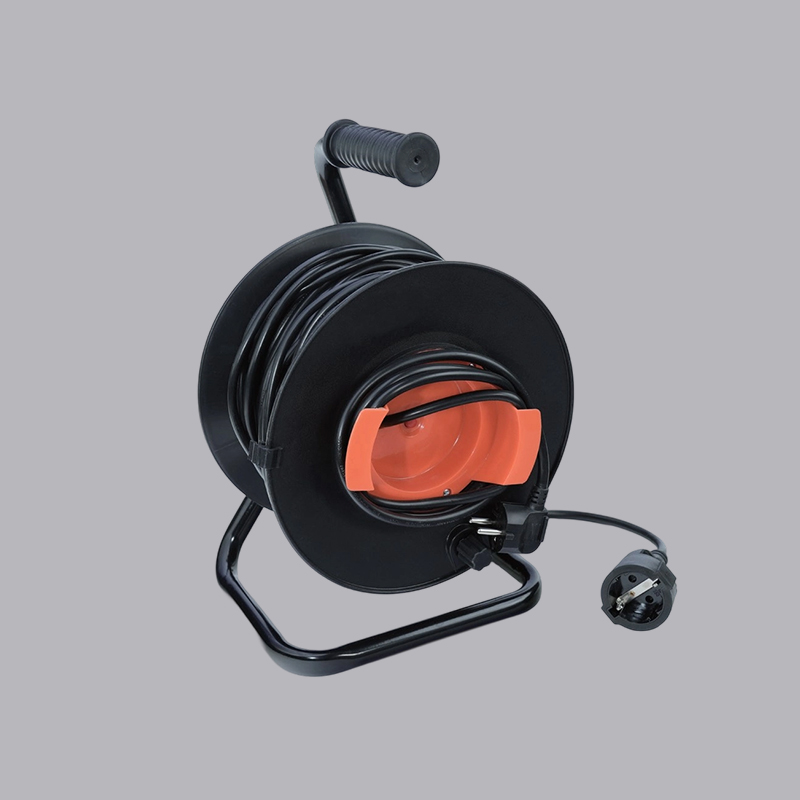 G43R-50 Kabel ekstensi tipe Jerman gulungan kabel 50m