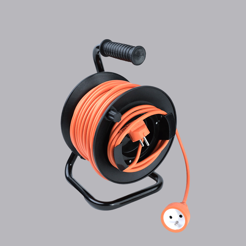 F42R-25 Kabel ekstensi tipe Perancis gulungan kabel 25m