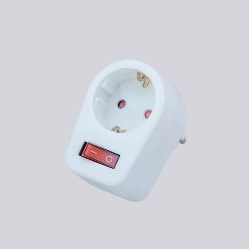 G01-01K Jerman tipe satu konektor bulat dengan adaptor saklar